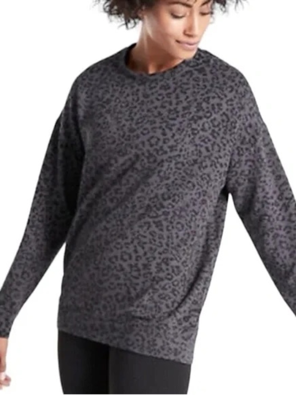 Athleta Pure Luxe crewneck sweatshirt